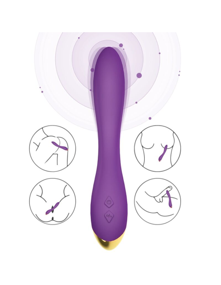ARMONY - FLAMINGO VIBRADOR MULTIPOSICION VIOLETA