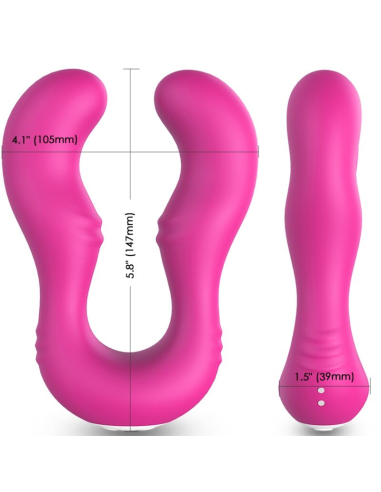 ARMONY - SERAPH VIBRADOR DOBLE CONTROL REMOTO FUCSIA