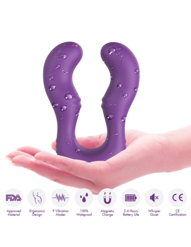 ARMONY - SERAPH VIBRADOR DOBLE CONTROL REMOTO VIOLETA