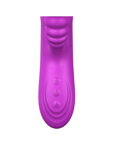 ARMONY - ANGELIA VIBRADOR MULTIFUNCION DOBLE LENGUA EFECTO CALOR VIOLETA