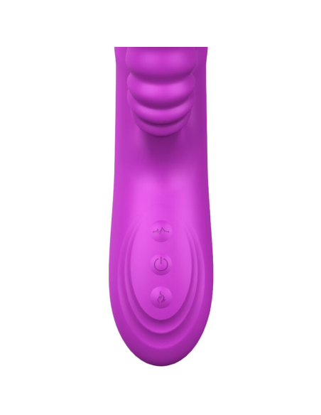 ARMONY - ANGELIA VIBRADOR MULTIFUNCION DOBLE LENGUA EFECTO CALOR VIOLETA