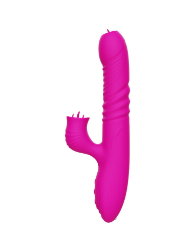 ARMONY - FANNY VIBRADOR MULTIFUNCION DOBLE LENGUA EFECTO CALOR FUCSIA