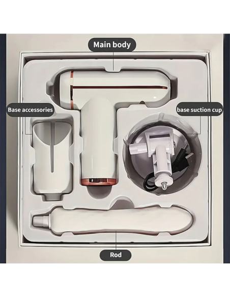 ARMONY - FKING MACHINE VIBRADOR AJUSTABLE and AUTOMATICO BLANCO