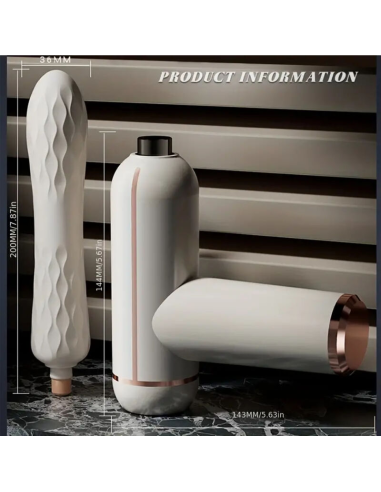 ARMONY - FKING MACHINE VIBRADOR AJUSTABLE and AUTOMATICO BLANCO