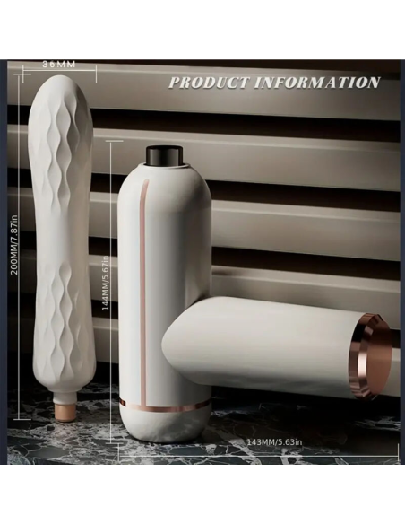 ARMONY - FKING MACHINE VIBRADOR AJUSTABLE and AUTOMATICO BLANCO