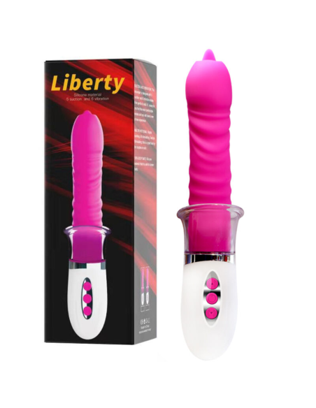 ARMONY - LIBERTY VIBRADOR and THRUSTING CON LENGUA