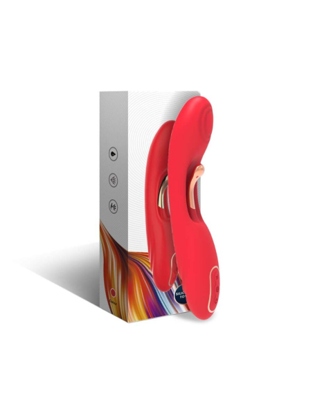 ARMONY - VIBRADOR CON LENGUA OSCILANTE ROJO