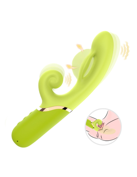 ARMONY - VIBRADOR ESTIMULADOR PUNTO A INFLABLE VERDE