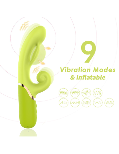 ARMONY - VIBRADOR ESTIMULADOR PUNTO A INFLABLE VERDE
