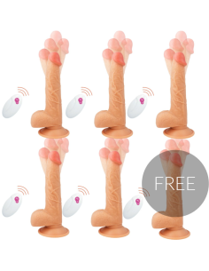 CYBER SILICOCK - CONTROL REMOTO REALISTA MR. JOHN 5 1 GRATIS 23.88 CM -O- 4.3 CM