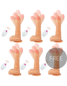 CYBER SILICOCK - REALÍSTICO CONTROL REMOTO MR RICK 20.9 CM -O- 4 CM - 5 1 GRATIS