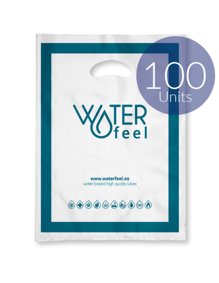 WATERFEEL - 100 BOLSAS PLASTICO GRANDES 40 X 50 CM