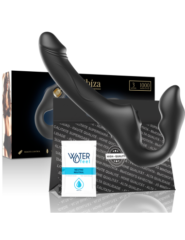 IBIZA - VIBRADOR STRAPLESS CONTROL REMOTO 3 MOTORES 1000 COMBINACIONES.