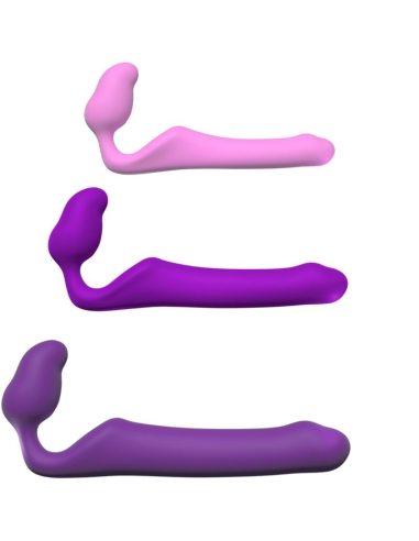 ADRIEN LASTIC - QUEENS STRAP-ON FLEXIBLE ROSA TALLA S