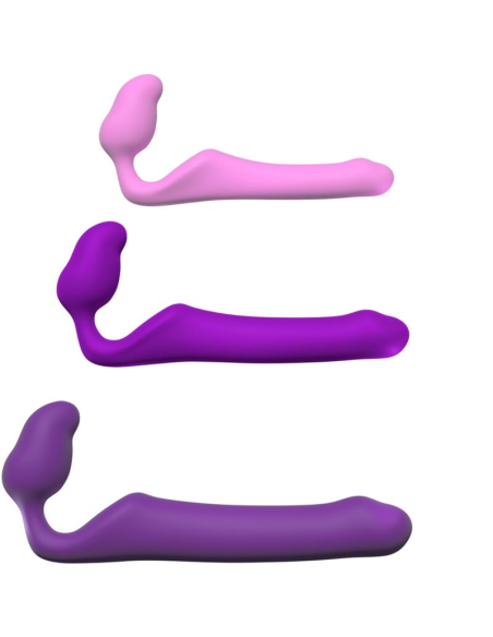 ADRIEN LASTIC - QUEENS STRAP-ON FLEXIBLE ROSA TALLA S