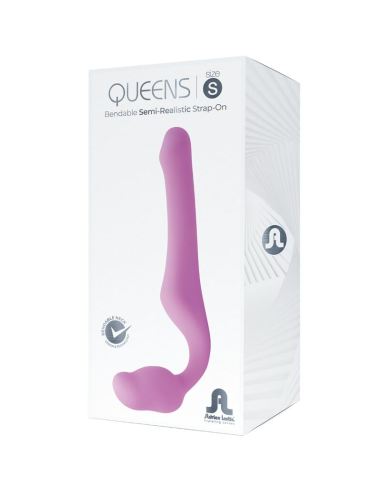 ADRIEN LASTIC - QUEENS STRAP-ON FLEXIBLE ROSA TALLA S
