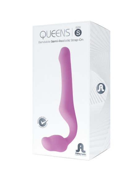 ADRIEN LASTIC - QUEENS STRAP-ON FLEXIBLE ROSA TALLA S