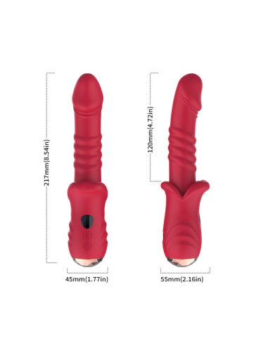 ARMONY - DILDO VIBRADOR ESTIMULADOR PUNTO A ROJO