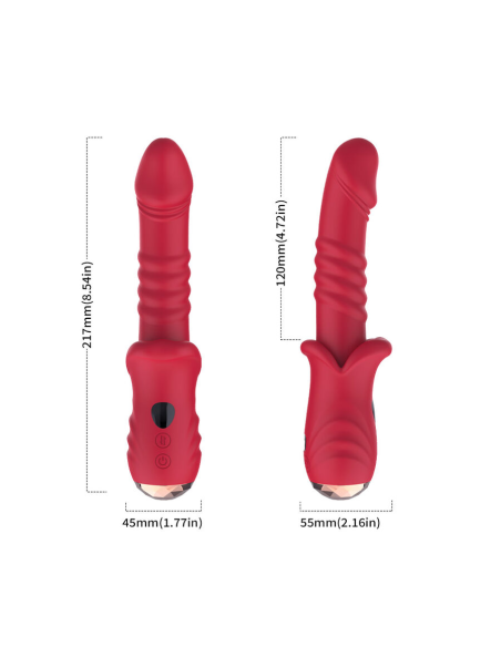 ARMONY - DILDO VIBRADOR ESTIMULADOR PUNTO A ROJO