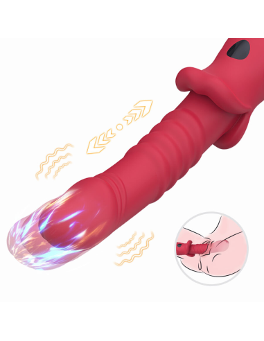 ARMONY - DILDO VIBRADOR ESTIMULADOR PUNTO A ROJO