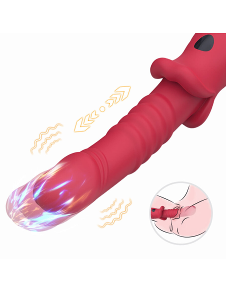 ARMONY - DILDO VIBRADOR ESTIMULADOR PUNTO A ROJO