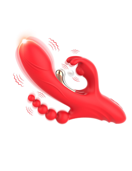 ARMONY - VIBRADOR ESTIMULADOR PUNTO G Y CLÍTORIS ROJO