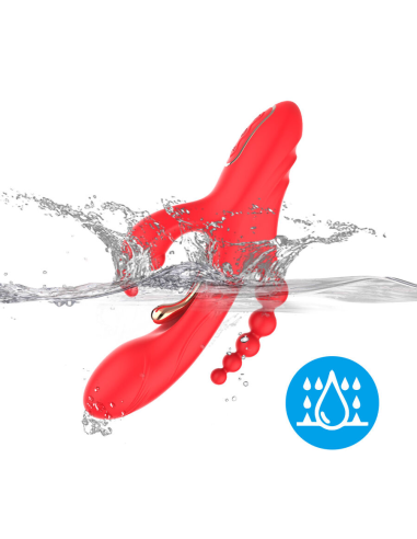 ARMONY - VIBRADOR ESTIMULADOR PUNTO G Y CLÍTORIS ROJO