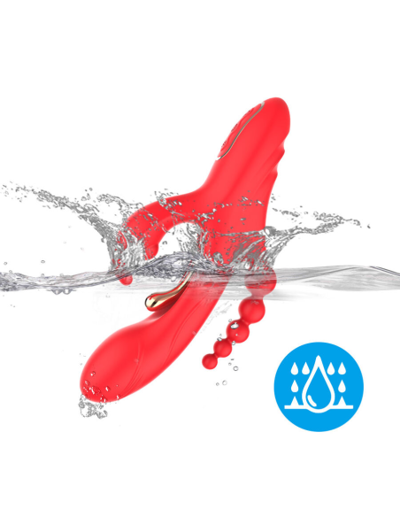ARMONY - VIBRADOR ESTIMULADOR PUNTO G Y CLÍTORIS ROJO