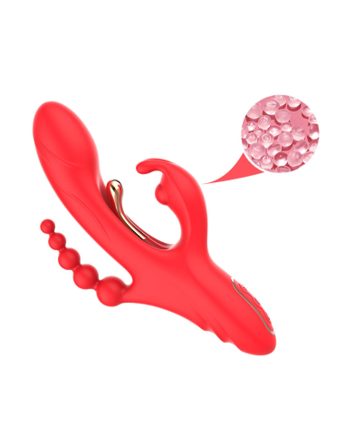 ARMONY - VIBRADOR ESTIMULADOR PUNTO G Y CLÍTORIS ROJO