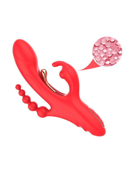ARMONY - VIBRADOR ESTIMULADOR PUNTO G Y CLÍTORIS ROJO