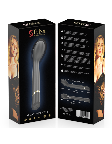 IBIZA - VIBRADOR PUNTO·G 10 VIBRACIONES RECARGABLE