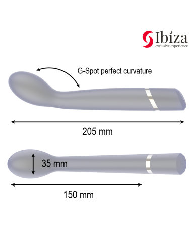 IBIZA - VIBRADOR PUNTO·G 10 VIBRACIONES RECARGABLE