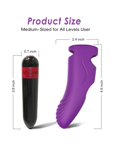 ARMONY - AURORA VIBRADOR DEDAL VIOLETA