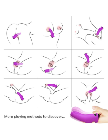 ARMONY - AURORA VIBRADOR DEDAL VIOLETA