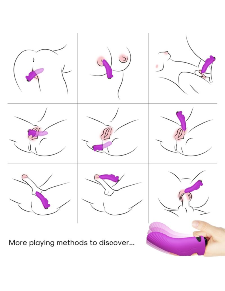 ARMONY - AURORA VIBRADOR DEDAL VIOLETA