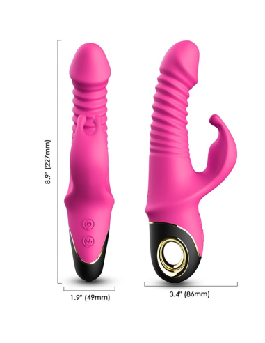ARMONY - ZING DILDO VIBRADOR RABBIT FUCSIA