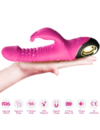 ARMONY - ZING DILDO VIBRADOR RABBIT FUCSIA