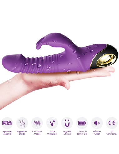 ARMONY - ZING DILDO VIBRADOR RABBIT VIOLETA