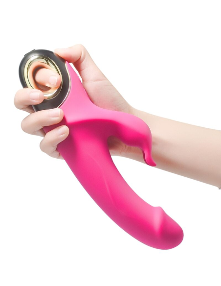 ARMONY - METEROR DILDO VIBRADOR RABBIT ROTADOR FUCSIA