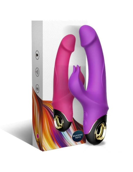 ARMONY - METEROR DILDO VIBRADOR RABBIT VIOLETA