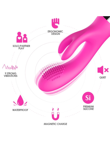 ARMONY - VIBRADOR RABBIT FUCSIA