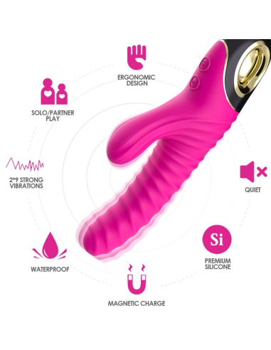 ARMONY - ETERNITY VIBRADOR SILICONA FUCSIA