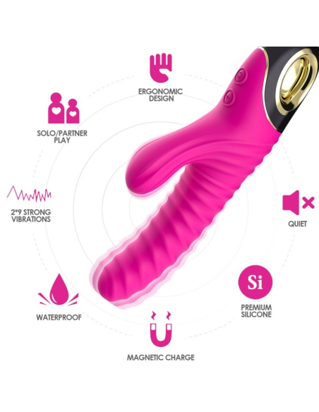 ARMONY - ETERNITY VIBRADOR SILICONA FUCSIA