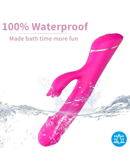 ARMONY - DILDO VIBRADOR RABBIT SILICONA FUCSIA