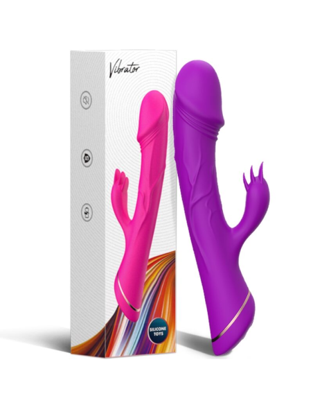 ARMONY - DILDO VIBRADOR RABBIT SILICONA VIOLETA