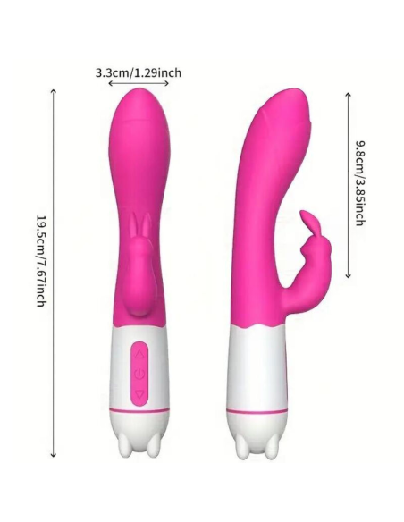 ARMONY - HAPPY VIBRADOR and ESTIMULADOR RABBIT FUCSIA
