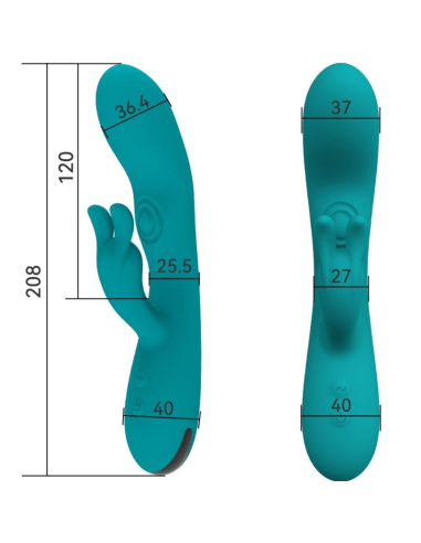 ARMONY - DANCING BUNNY VIBRADOR RABBIT 10 VELOCIDADES VERDE