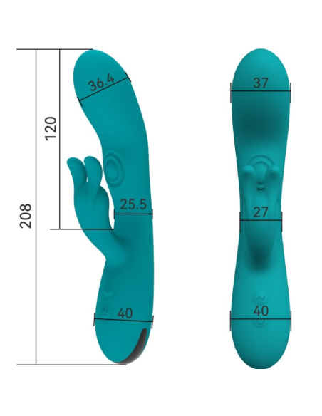 ARMONY - DANCING BUNNY VIBRADOR RABBIT 10 VELOCIDADES VERDE