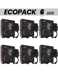 ECOPACK 6 UDS - MIA COLOSSEO ANILLO CONTROL REMOTO NEGRO
