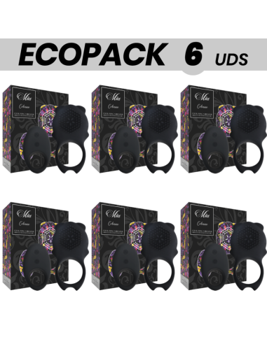 ECOPACK 6 UDS - MIA COLOSSEO ANILLO CONTROL REMOTO NEGRO
